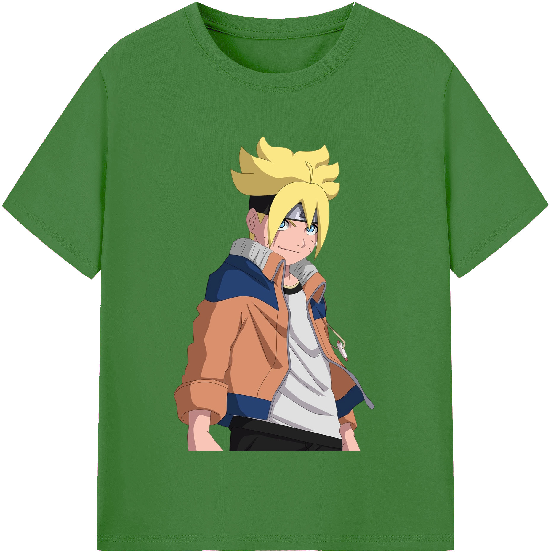 （画像用） NARUTO -ナルト- うずまき ナルト Uzumaki Naruto レディースカジュアルプリントTシャツ（綿100％）